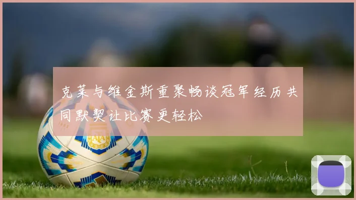克莱与维金斯重聚畅谈冠军经历共同默契让比赛更轻松